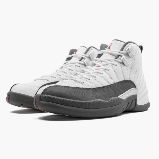 Nike Jordan 12 Retro White Dark Grey 130690-160 Joggesko Nike Jordan 12 Retro White Dark Grey 130690-160 Joggesko