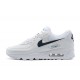 Herre Air Max 90 Hvit Svart Joggesko