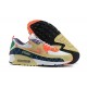 Herre Air Max 90 Gul Oransje CZ9078-784 Joggesko