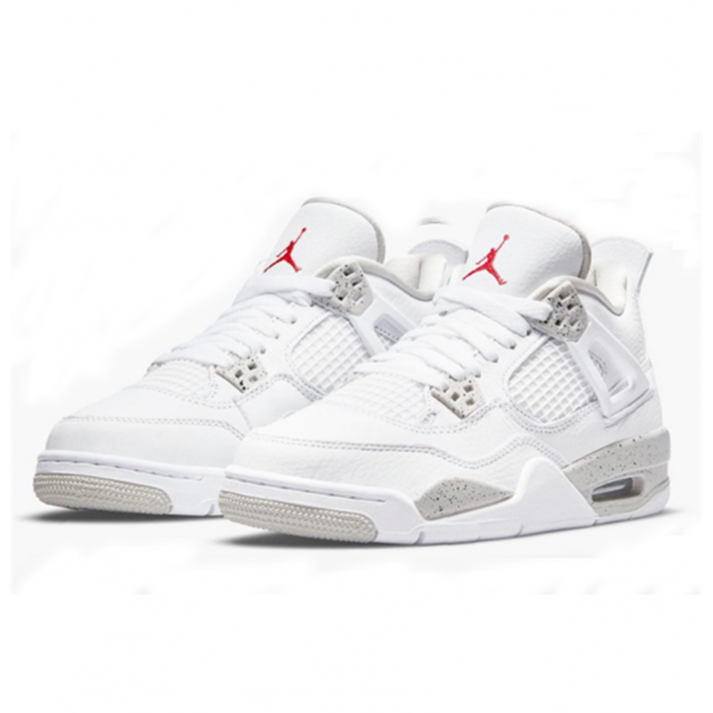 Nike Jordan 4 White Oreo WHITE hvit CT8527 100 Menn Dame
