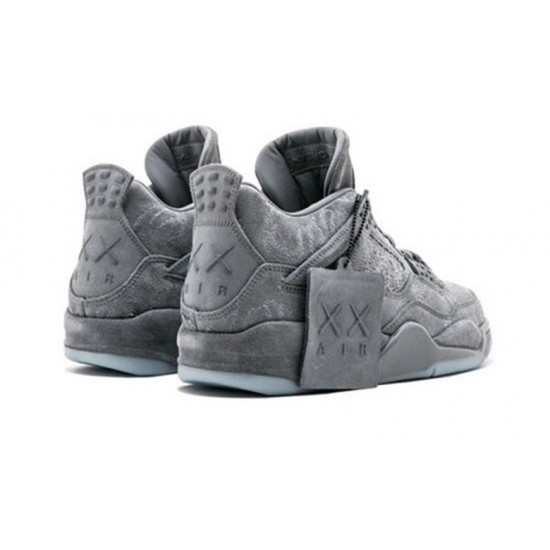 Nike Jordan 4 X KAWS Gray COOL Gray Gray 930155 003 Menn Dame